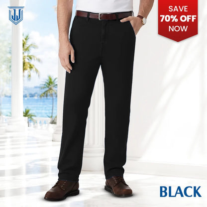 Men's Classic Straight Fit Stretch Jeans