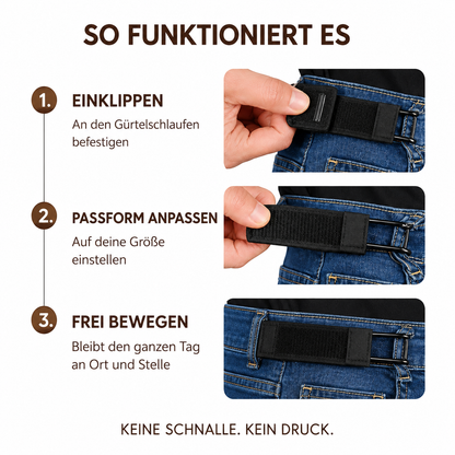 💥2PCS No Buckle Belt👖 Stretch Comfort All Day