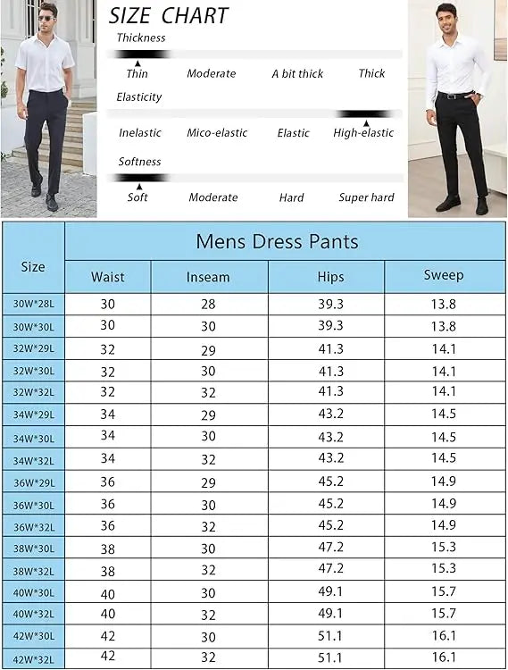 men‘s stretch golf pants