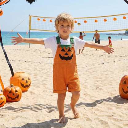 ✨Halloween Early Sale🎃Baby Boy Halloween Overalls