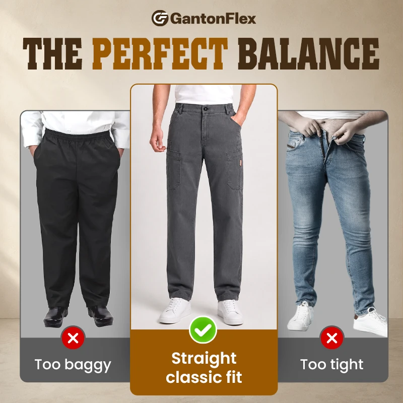 Men's 6-Pocket Classic Straight Fit Jeans