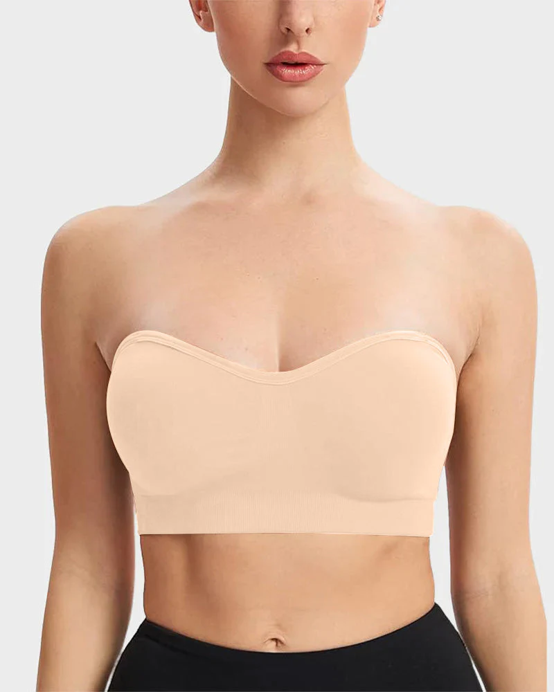 🔥 2026 Blockbuster Launch: Non-Slip, Seamless, Wire-Free Bandeau Bra — Buy One, Get Two Free!