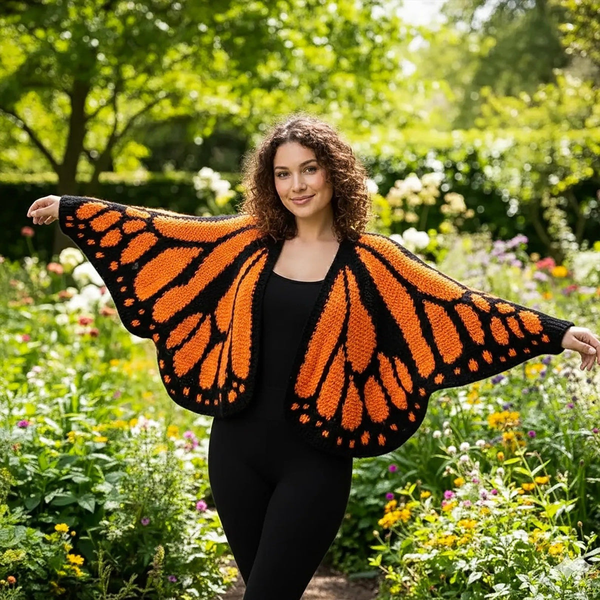💕Hot sale 49% OFF🦋Handmade Monarch Butterfly Cardigan