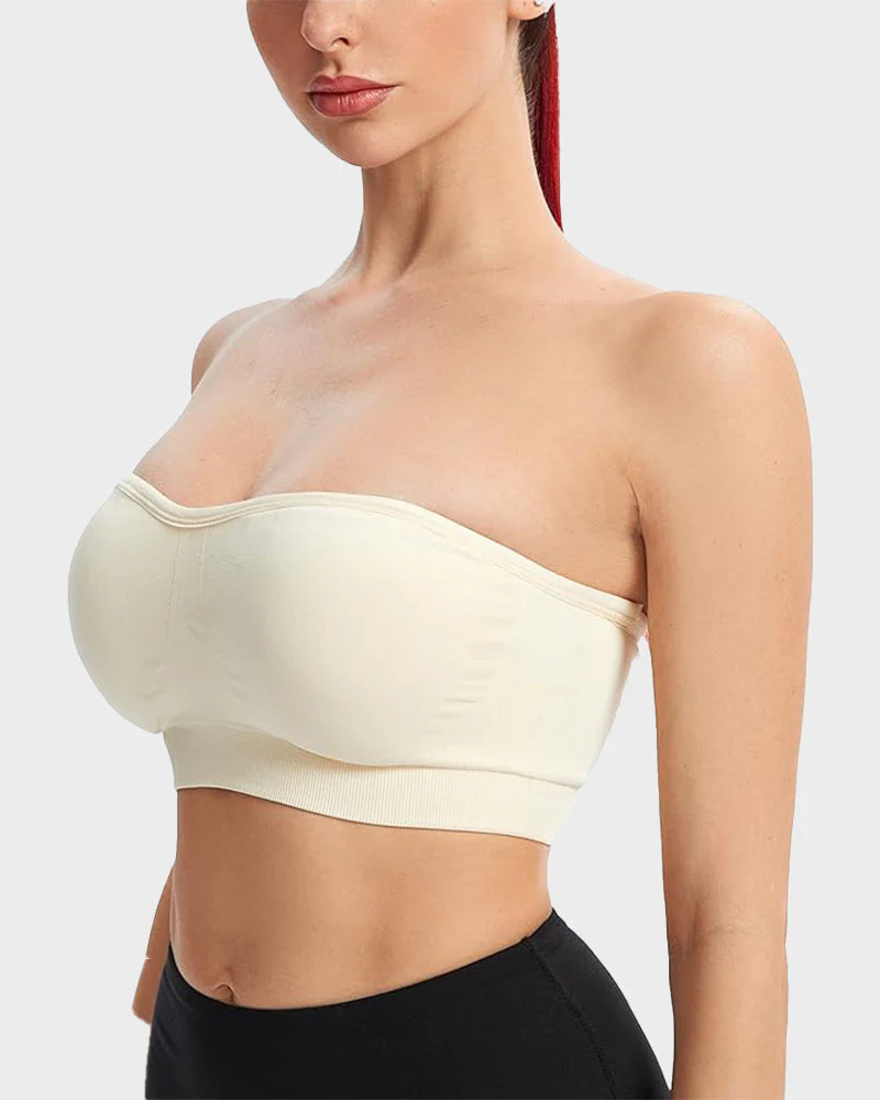 🔥 2026 Blockbuster Launch: Non-Slip, Seamless, Wire-Free Bandeau Bra — Buy One, Get Two Free!