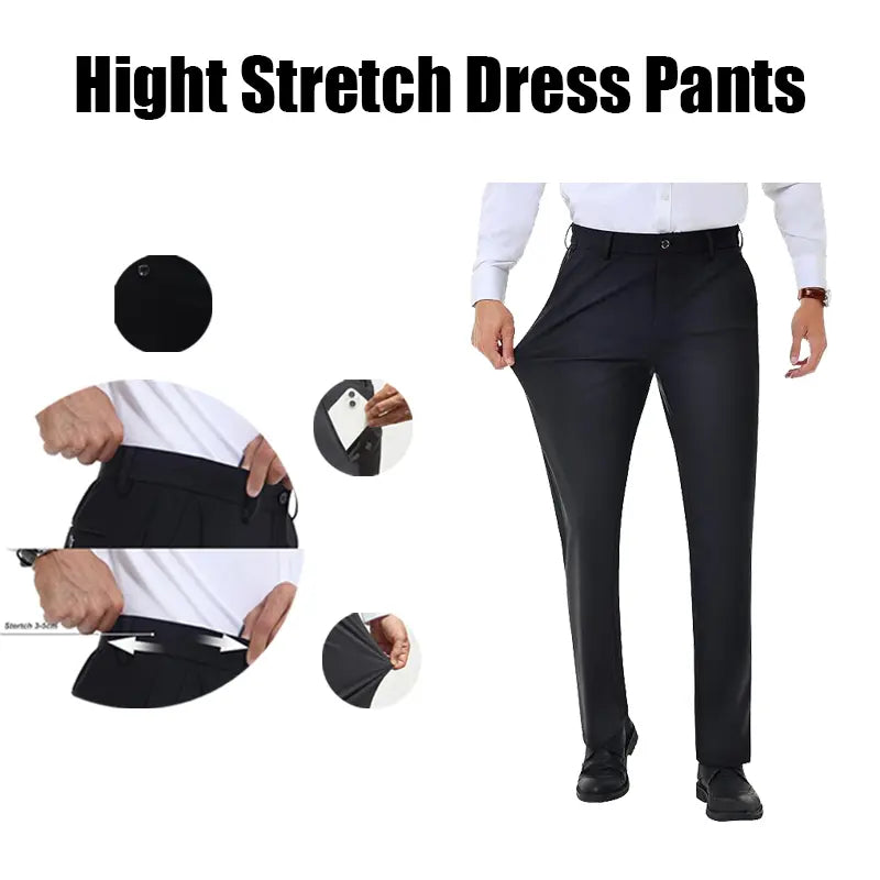 men‘s stretch golf pants