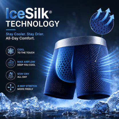 🏆 Over 45,000 sold 🔥 2026 Bestseller: Men's Ice Silk Mesh Underwear