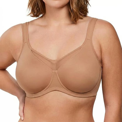 💐Women's Elegant Sheer Full Coverage Plus Size Bra