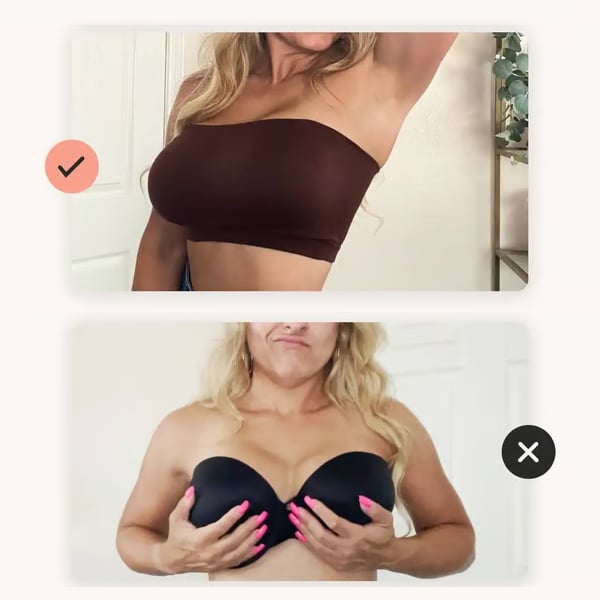 ✨ Women’s Seamless Strapless Bandeau Bra 👍Suitable for All Body Types