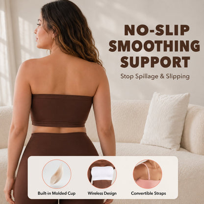✨ Women’s Seamless Strapless Bandeau Bra 👍Suitable for All Body Types