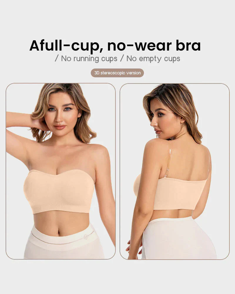 🔥 2026 Blockbuster Launch: Non-Slip, Seamless, Wire-Free Bandeau Bra — Buy One, Get Two Free!