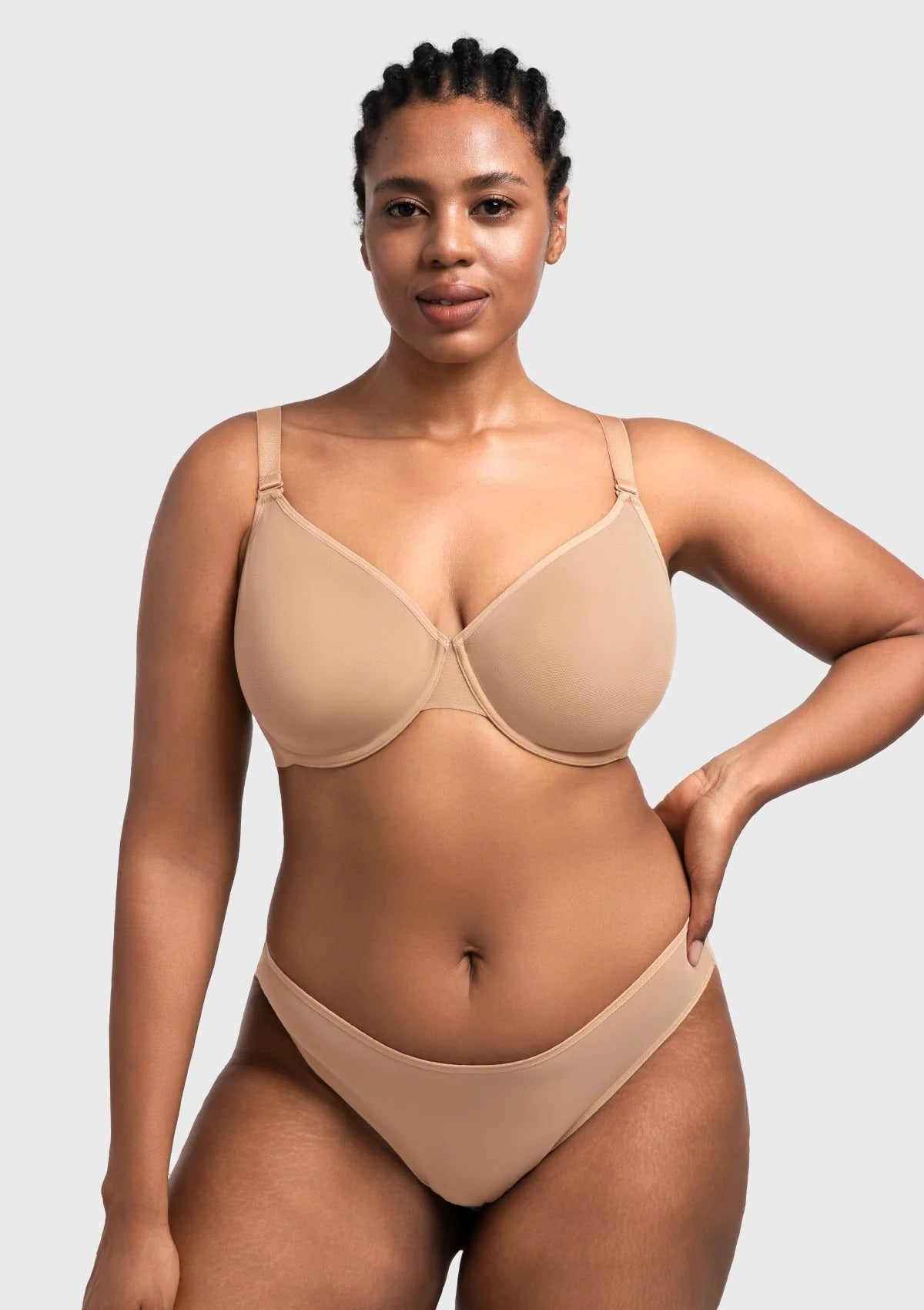 Women's Sheer Mesh Lingerie with Adjustable Straps