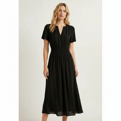 100% Cotton Linen-Style Dress – Soft, Breathable & Timeless
