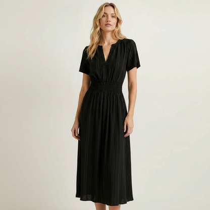 100% Cotton Linen-Style Dress – Soft, Breathable & Timeless