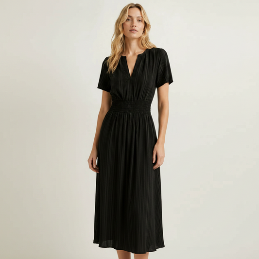 100% Cotton Linen-Style Dress – Soft, Breathable & Timeless